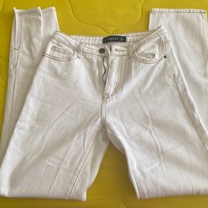 Lioness White Slit Jeans